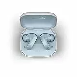 Motorola Moto Buds (Bluetooth 5.3 Earbuds, Hi-Res Sound, Dolby Atmos, aktive Geräuschunterdrückung, kabelloses Laden, bis zu 42 Stunden Akkulaufzeit, 3-Fach-Mikrofonsystem) Glacier Blue