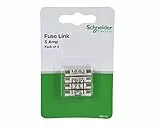 Schneider Electric Exclusive Sicherungskartusche 5 A, Sicherungen sortiert, Netzteil, Haushalt, UK, Schwarz, 4er-Pack - 400113