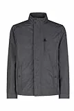 Geox Men's M LITIO Short JKT Jacket, Smoked Pearl/Black, 56