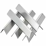 7636 Edelstahl Flavorizer Bars für Weber Spirit 300 Grill, 38,8CM Aromaschienen für Weber Spirit E310 E320 E330,Edelstahl Hitzeschild für Weber Spirit II 310 Series, Brennerabdeckungen Ersatz