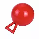 Kerbl Pferdespielball, Pferdespielzeug, Tierspielball, rot, PVC, Ø25cm, Pferde, mit Ventil, widerstandsfähig