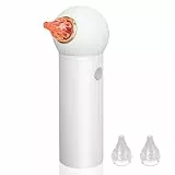 Elektrischer Ohrentrockner, Tragbar Ohrreiniger Elektrisch, Wiederaufladbarer Ohrentrocknungs Mit 2 Stufen Und Rotem Licht, Für Duschen, Schwimmen, Wassersport (700 mAh Lithiumbatterie) (white)