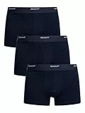 GANT Herren 3Er-Pack Core-Unterhosen, Marine, M