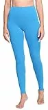 Ladeheid Damen Lange Leggings aus Viskose LA40-201(Blau, 40)