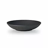 Villeroy & Boch - Manufacture Rock Schale Flach Schwarz Matt, Spülmaschinenfest, Mikrowellensicher, Schale Für Süßigkeiten, Schwarze Deko Schale, Schüssel, Dekoschale Für Schlüssel, Premium Porzellan