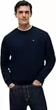 Tommy Jeans Herren TJM Reg Flag Fleece Crew Dm0dm20741c1g004 Pullover-Sweatshirt, Blue (Dark Night Navy), L EU