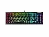 Razer BlackWidow V4 X (Green Switch) - Mechanische Gaming-Tastatur - Razer Snap Tap (Mechanische Green Switches, 6 Makro-Tasten, Doubleshot-ABS-Tastenkappen, RGB Chroma) QWERTZ DE-Layout | Schwarz