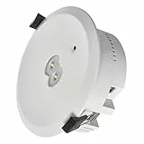 EMOS - LED-Sicherheitsleuchte ORSU 3W mit 2 Linsen und Akku - Antipanikbeleuchtung mit manueller Prüftaste - 3 Std. Notfall-Modus - Einbaumontage - kaltweißes Licht - für Innenbereich - weiß