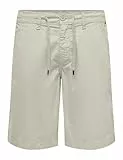 ONLY & SONS Herren ONSLOC 0157 Shorts 22029213,Moonstruck,XL
