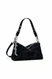 Desigual Handtasche Umhängetasche Bergamo Floral Shoulder Bag Black schwarz