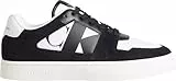 Calvin Klein Herren Cupsole Sneaker Classic Heritage Schuhe, Schwarz (Black/Bright White), 42