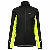 GOREWEAR R3 Damen Partial GORE-TEX INFINIUM™ Jacke, Black/Neon Yellow, S