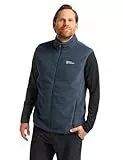 Jack Wolfskin Herren Waldsteig Fz Vest M Weste, Midnight Sky, L EU
