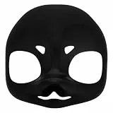 Holibanna Fursuit-Kopfbasis Schwarz 3D-Gedruckte Maske Katze Schnittmaske Kopfbasis Diy-Kunststoffmaske Kostüm-Requisiten Für Kawaii-Maskerade-Party