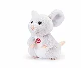 Trudi Sw Col Maus Mini-Plüschtier für Auto oder Schlüsselanhänger, 10x6,5x9cm Grosse XXS | Sweet Collection | Modell TUDL0000