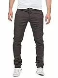 Yazubi Chino Hose Herren Dustin - Männer Chinohosen - Slim Fit Herrenhosen by Yzb Jeans, Grau (Iron Gate 193910), W34/L34