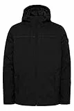 11 Project Pigeon Herren Winterjacke Herrenjacke Jacke mit hochabschließendem Kragen, Größe:XL, Farbe:Black (194007)