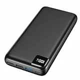 A ADDTOP Power Bank 27000mAh – 22.5W Schnellladefunktion klein Powerbank – Akkupack Externe Handyakkus mit USB C LED Display PD 3.0 QC 4.0 Tragbares Ladegerät mit 4 Outputs für Smartphone Tablet