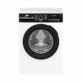 Beko BM3WFU4841W Waschvollautomat, Waschmaschine, 8 kg, EnergySpin, Schleuderwahl 1400 U/min, Dampffunktion, allergikergeeignet, Nachlegefunktion, AquaWave Schontrommel, Weiß
