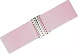 Ro Rox Damen Breiter Elastischer Taillengürtel im Retro Vintage Stil – Stretchgürtel für Kleider, 50er Jahre – Moderne Schnalle, Mehrere Farben - Baby Pink (L)
