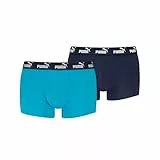 PUMA Men's Elements Trunk, Blue Combo, XL (2er Pack)