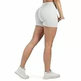 SMILODOX Shorts Damen Issy, High Waist Yogashorts mit Scrunch-Effekt, elastischer Bund, nahtlos & figurformend, Push-up Look Radlerhose, ideal für Yoga, Pilates & Functional Training