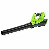 Greenworks G40AB Axial Akku Laubbläser mit Tempomat, 177 km/h, 11,05 m³/min OHNE 40V Akku & Ladegerät, 3 Jahre Garantie