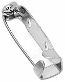 Broschennadeln Silber 10 Stück 20 mm Metall für Schmuck- und Handarbeiten