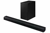 SAMSUNG Soundbar HW-C450/ZF C-Serie, 3 Lautsprecher, Subwoofer inklusive, 2.1-Kanal-Audio, Adaptive Sound Lite, Black 2023