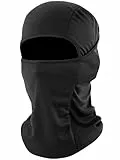 fuinloth Sturmhaube, Skimaske Balaclava, Motorrad Fahrrad gesichtshaube für Herren/Damen Schwarz