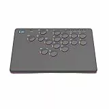 YPBEW Kampfcontroller mit Metall Kunststoff Konstruktion, reaktionsschnellen Joysticks und ergonomischen Gaming Joysticks mit reisefreundlichem