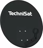 TechniSat TECHNITENNE 60 - Satellitenschüssel (60 cm digital Sat Anlage, Antenne mit Masthalterung, vorbereitet für die Aufnahme eines 40 mm LNB) anthrazit