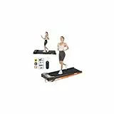 TODO Walking Pad, Laufband für zuhause mit Neigung, Laufbänder Schreibtisch 1-6 km/h, Elektrisches Laufband für Büro mit Fernbedienung und Apps Steuerung, 2.5HP Motor, LCD-Anzeige