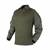 IDOGEAR G3 Kampfhemden mit Ellbogenschützern Taktische Hemden für Männer Das Hemd camo Militärische Frachtbekleidung (Ranger Green,X-Large)