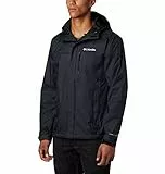 Columbia Pouring Adventure II Jacket Wasserdicht Regenjacke für Herren, Schwarz, S