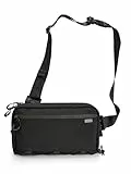 TACTICAL_GEEK Cache L4 EDC Sling-Tasche, Leichte Umhängetasche, 2.9L Hochkapazitäts-Reisebrusttasche, EIN-Träger-Rucksack für Freizeitreisen, Wandern und Outdoor-Sport, Schwarz
