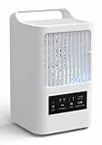OMISOON Mobile Klimaanlage 800ml, 4 in1 Klimagerät, 120° Oszillation, 3 Lüftergeschwindigkeiten, 2 Nebelmodi, Mini mit Griff, Tragbarer Luftkühler Geeignet für Schlafzimmer, Büro