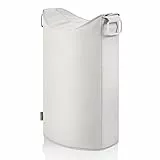 blomus -FRISCO- Wäschesammler Sand, 65 Liter, mit zwei praktischen Tragegriffen, hochwertige Kunstfaser, trendiges Design, moderner Wäschekorb (H / B / T: 70 x 45 x 28 cm, Farbe: Sand, 65382)