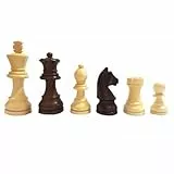 Piatnik 420424 Klappbares Schachbrett, Königsmotiv, Magnetisches Schachspiel aus Holz klein