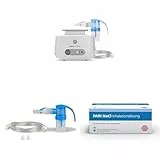 Bundle aus PARI Boy Classic, Inhalationsgerät Zur Behandlung von Atemwegserkrankungen + PARI BOY Classic Year Pack + PARI Kochsalzlösung zum Inhalieren – 60 Ampullen á 2,5ml NaCl 0,9 Lösung