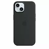 Apple iPhone 15 Silikon Case mit MagSafe – Schwarz ​​​​​​​
