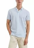 Marc O'Polo Herren Kurzarm-Poloshirt aus Bio-Baumwolle Regular Fit, Blau (Starlight), L