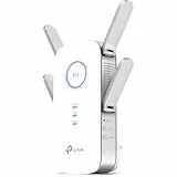 TP-Link RE655 WLAN Verstärker Repeater AC2600, Dual-Band AC + N, 1733 Mbit/s 5GHz + 800Mbit/s 2,4GHz, Gigabit-LAN-Port, 4*4-MU-MIMO, App Steuerung, maximale Abdeckung