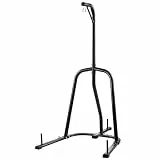 VEVOR Boxsackständer Boxsackhalter Trainingsgerät aus Stahl (65 kg belastbar) freistehendes Sandsackgestell Ständer mit beschwerter Basis, Trainingsgerät für Fitness-Studio