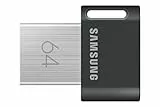 Samsung FIT Plus USB-Stick Typ-A, 64 GB, 300 MB/s Lesen, 30 MB/s Schreiben, kompakter USB 3.1 Speicherstick mit Schlüsselring, Gray, MUF-64AB/APC