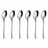 Gerlach Muza Kaffeelöffel Set Für 6 Personen Spülmaschinenfest Kleine Löffel Dessertbesteck Essbesteck Aus Edelstahl Elegantes Besteck Tafelbesteck Rostfrei Glänzend 6 Stk