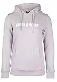 Gorilla Wear - Charlotte Hoodie - Lila - Bodybuilding Sport Freizeit Alltag leicht bequem mit Logo Aufdruck aus Baumwolle und Polyester optimale Bewegungsfreiheit, S