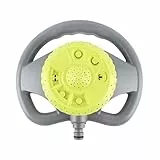 Mppchhn Wasserregner Für Rasen | Automatischer 360 Grad Rotationsregner - Vollflächiger Wassersparender Sprinkler Für Terrasse Rasen Gewächshaus Garten Landschaftsbau