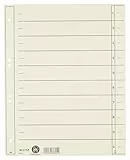 Leitz 16570011 Trennblatt, A4, Karton, Überbreite, chamois