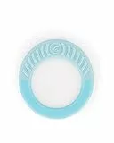 Twistshake-Beißring für Neugeborene ab 1 Monat | Beißring Stimuliert und Massiert wundes Zahnfleisch | Glättendes Relief mit Griff | BPA-frei | Blau